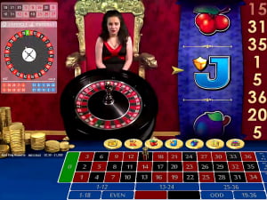 Carrete de tragamonedas King Roulette