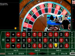 Ruleta europea en vivo Visionary iGaming