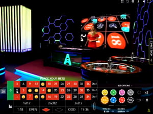 Ruleta automática con crupier en vivo