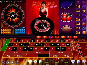 Ruleta de juego caliente