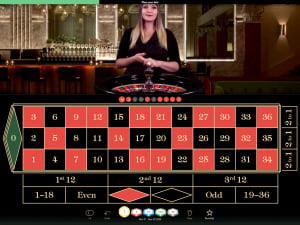 Ruleta en vivo NetEnt