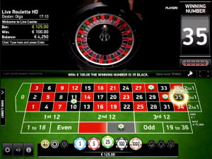 Ruleta VIP en vivo