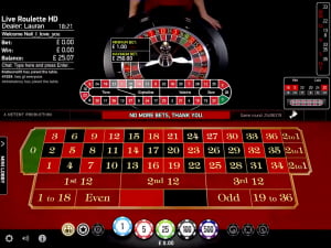 Ruleta en vivo con crupieres locales