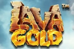 Máquina tragamonedas de oro de lava