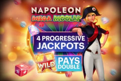 Revisión de la tragamonedas Napoleón Mega Moolah