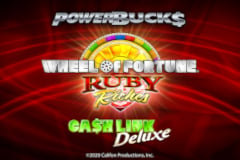 Revisión de la tragamonedas PowerBucks Wheel of Fortune Ruby Riches