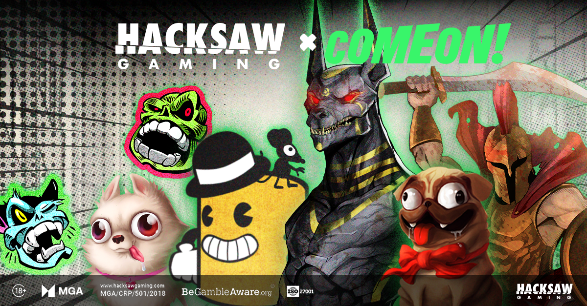 hacksaw-gaming-come-on-logos-partnership