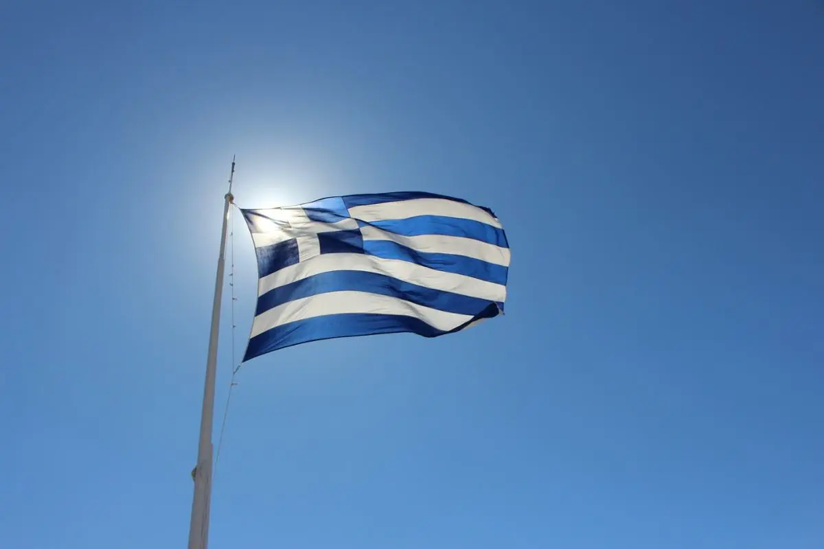 Grecia Bandera de vuelo