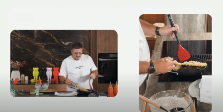 La mezcla de harinas, camarones y hielo pilé es el secreto de Dani García para lograr las tortillitas de camarones “más ricas del mundo