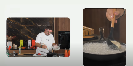 La mezcla de harinas, camarones y hielo pilé es el secreto de Dani García para lograr las tortillitas de camarones “más ricas del mundo