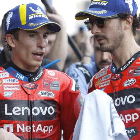 Marc Márquez se moja y sale en defensa de Pecco Bagnaia