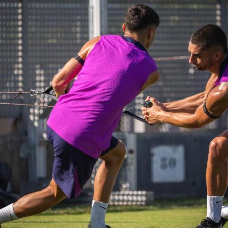 Varios jugadores se ejercitaron en día libre