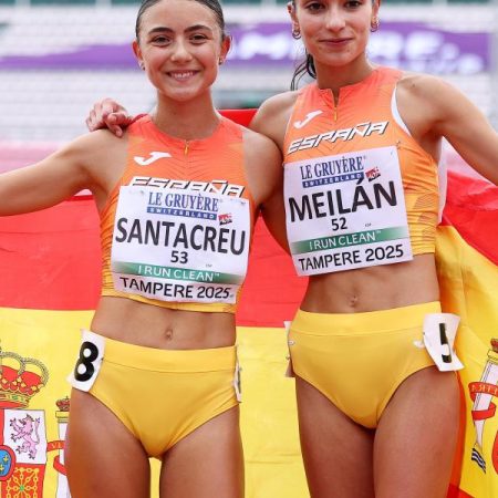 Sofía Santacreu revalida título de campeona europea sub-20 en 10km marcha con el mejor registro del mundo