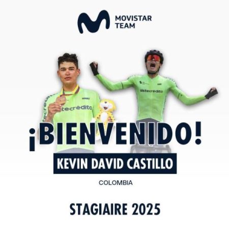 Kevin Castillo, nuevo ‘stagiaire’ del Movistar Team