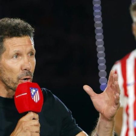 Simeone habló en la Noche de Bienvenida