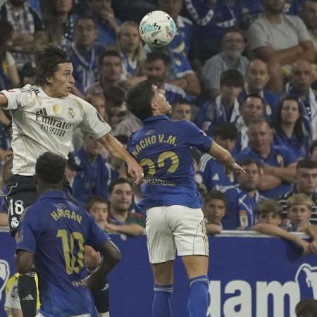 Real Oviedo – Real Madrid, en imágenes