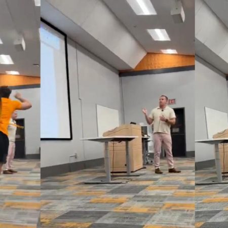 Un profesor cancela la clase que estaba dando en la universidad por este increíble motivo: “No me puedo concentrar”