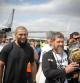 Khamzat Chimaev, junto a Ramzan Kadyrov en su llegada a Chechenia