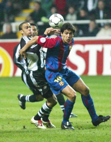 Riquelme, en Newcastle