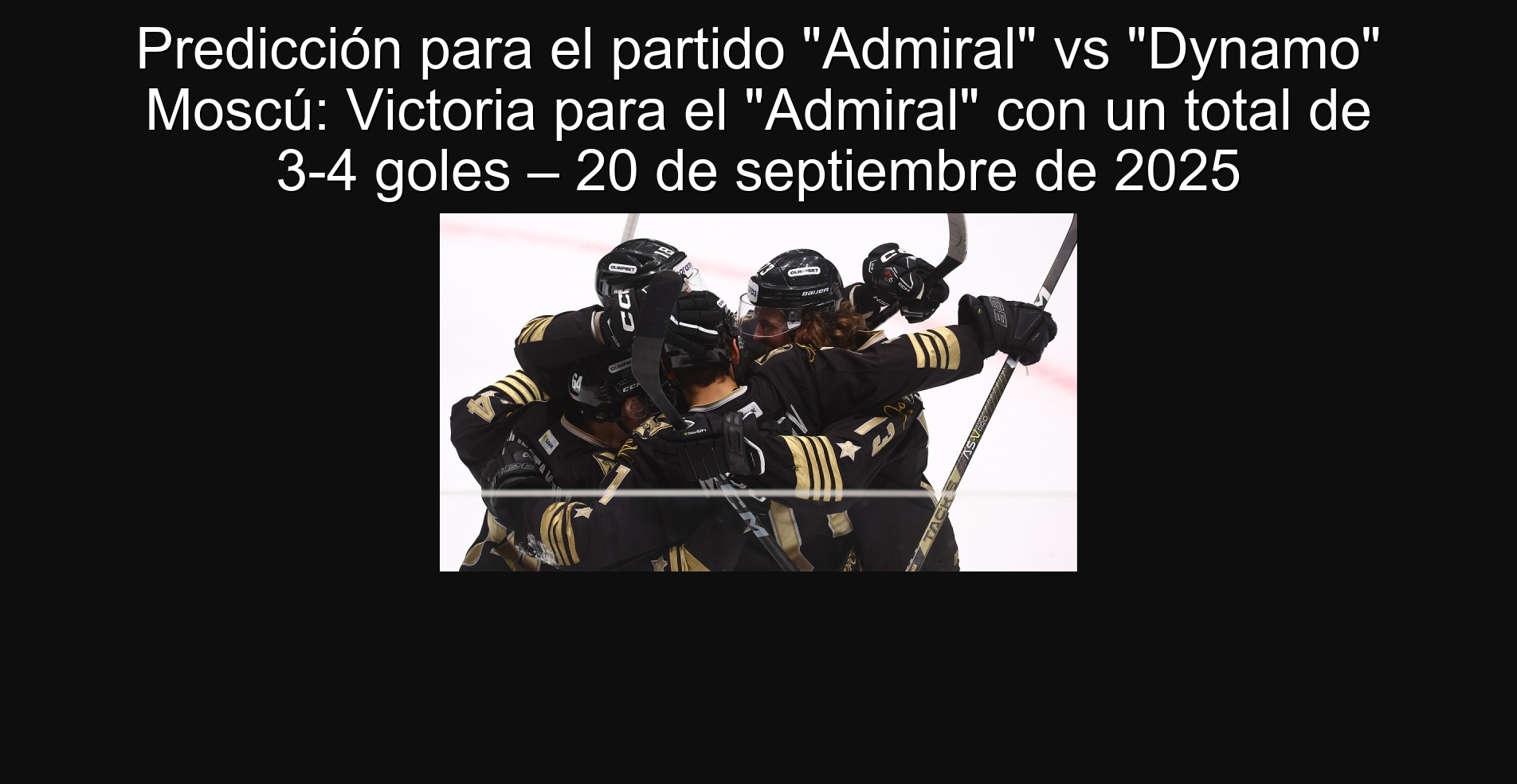 Predicción para el partido 