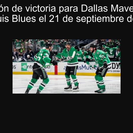 Victoria Prediction for Dallas Mavericks vs. St. Louis Blues on September 21, 2025