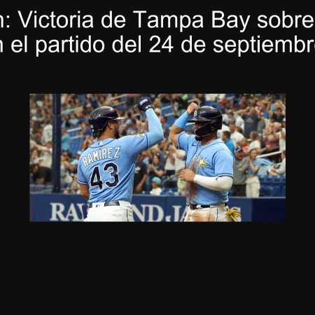 Prediction: Victory of Tampa Bay over Baltimore Orioles in the September 24, 2025 match