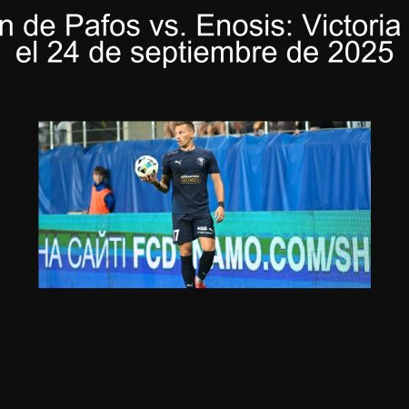 Prediction of pafos vs. ENOSIS: Victoria del Pafos on September 24, 2025