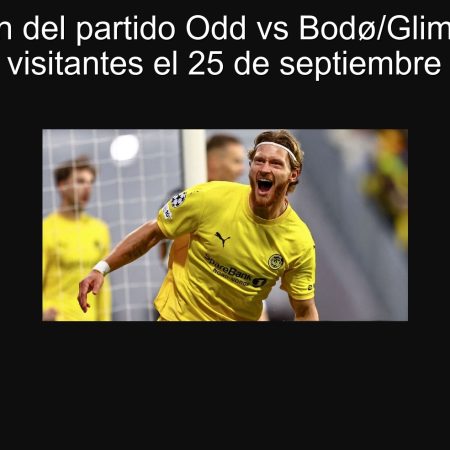 Prediction of the ODD vs Bodø/Glimt Party: Victoria for visitors on September 25, 2025