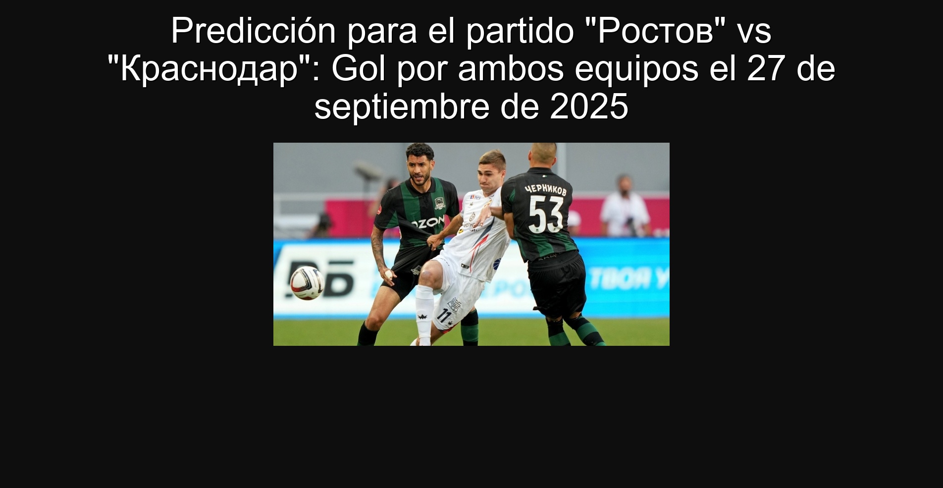 Predicción para el partido 