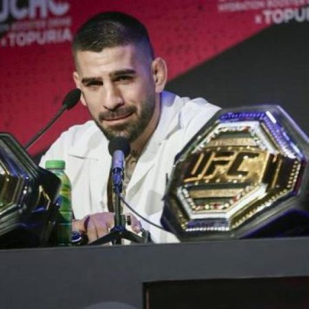 El primo de Khabib carga contra Ilia Topuria: “¿Cómo puede ser el número uno sin enfrentar a nadie?”
