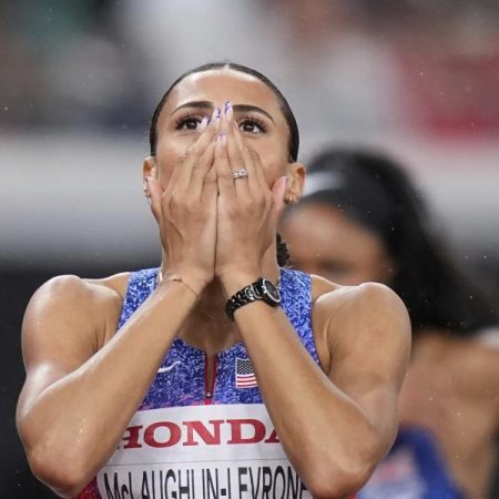 Sydney McLaughlin rozó el récord del mundo más antiguo que existe