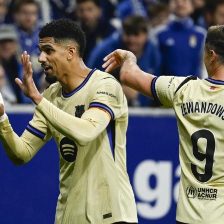 Araujo, un titán en defensa y ataque