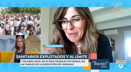 Tamara del Pino en 'Espejo público'