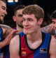 Grujicic debutó con el primer equipo del FC Barcelona en el Palau Blaugrana en abril ante el Gran Canaria