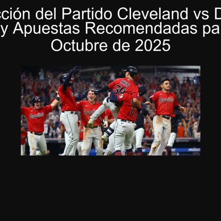 Cleveland VS Detroit prediction: victories and bets recommended for October 2, 2025