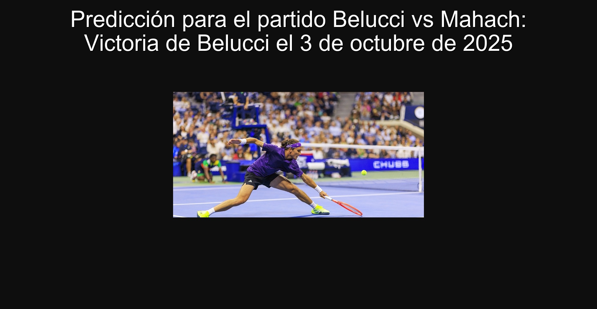 Predicción para el partido Belucci vs Mahach: Victoria de Belucci el 3 de octubre de 2025