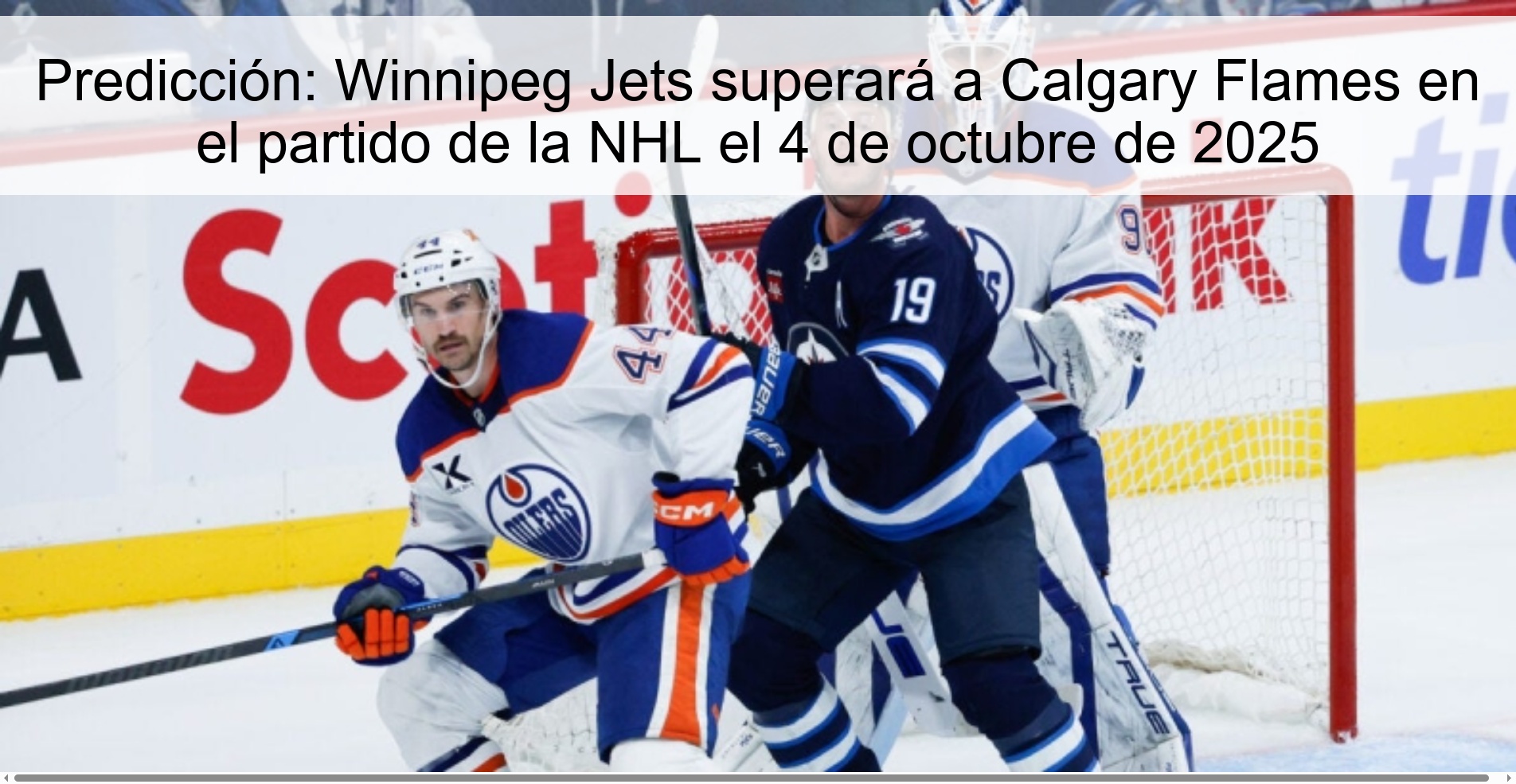 Predicción: Winnipeg Jets superará a Calgary Flames en el partido de la NHL el 4 de octubre de 2025