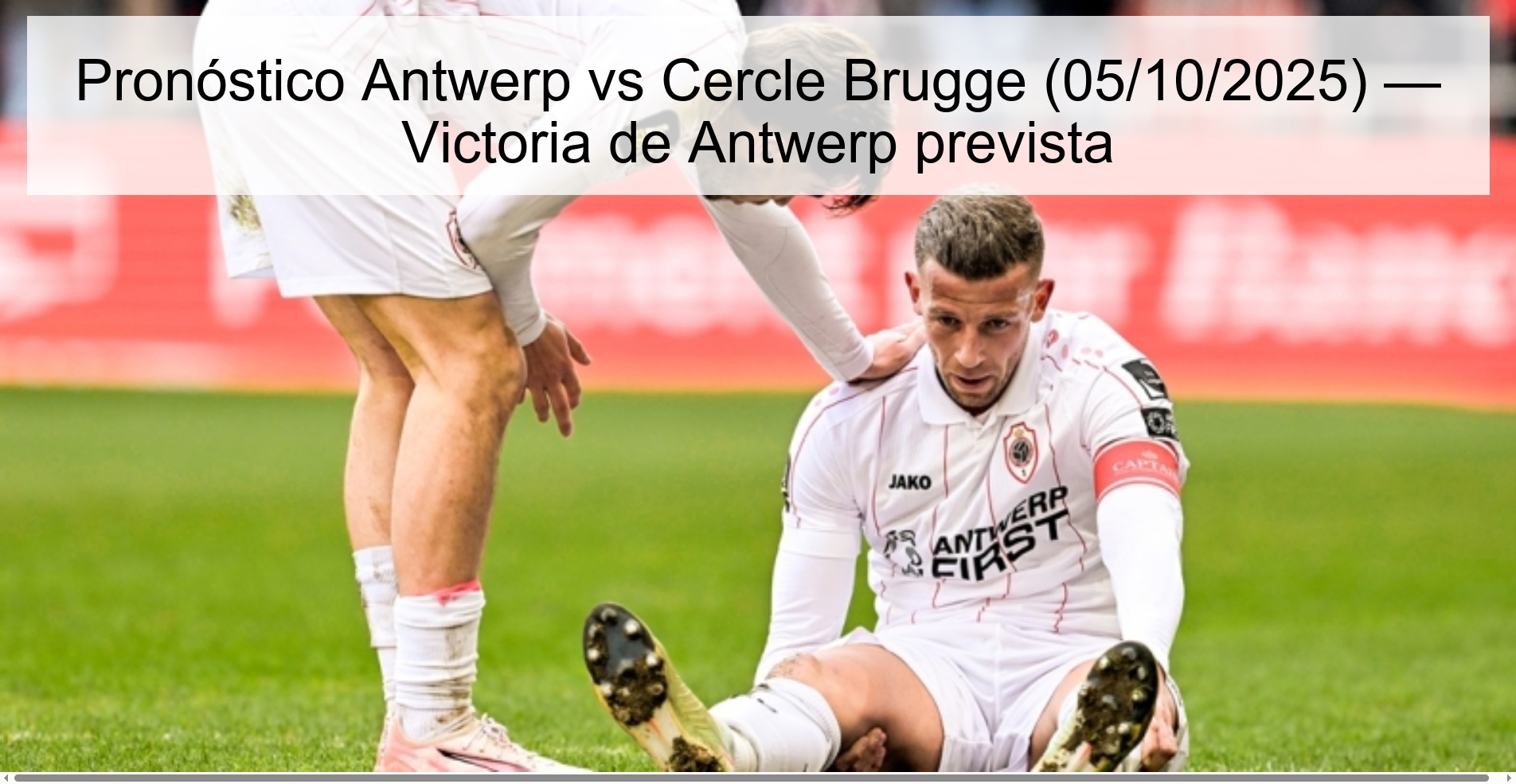 Pronóstico Antwerp vs Cercle Brugge (05/10/2025) — Victoria de Antwerp prevista