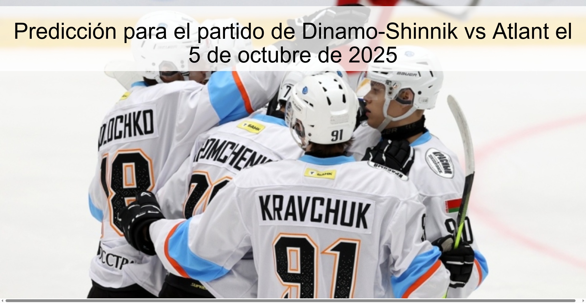 Predicción para el partido de Dinamo-Shinnik vs Atlant el 5 de octubre de 2025