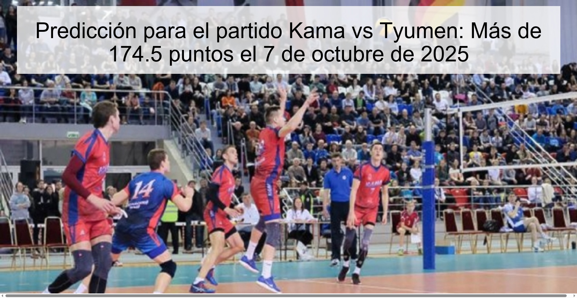 Predicción para el partido Kama vs Tyumen: Más de 174.5 puntos el 7 de octubre de 2025