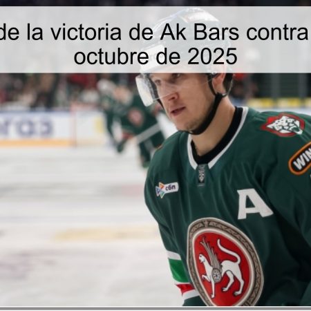 AK Bars's victory forecast against Barys, October 7, 2025