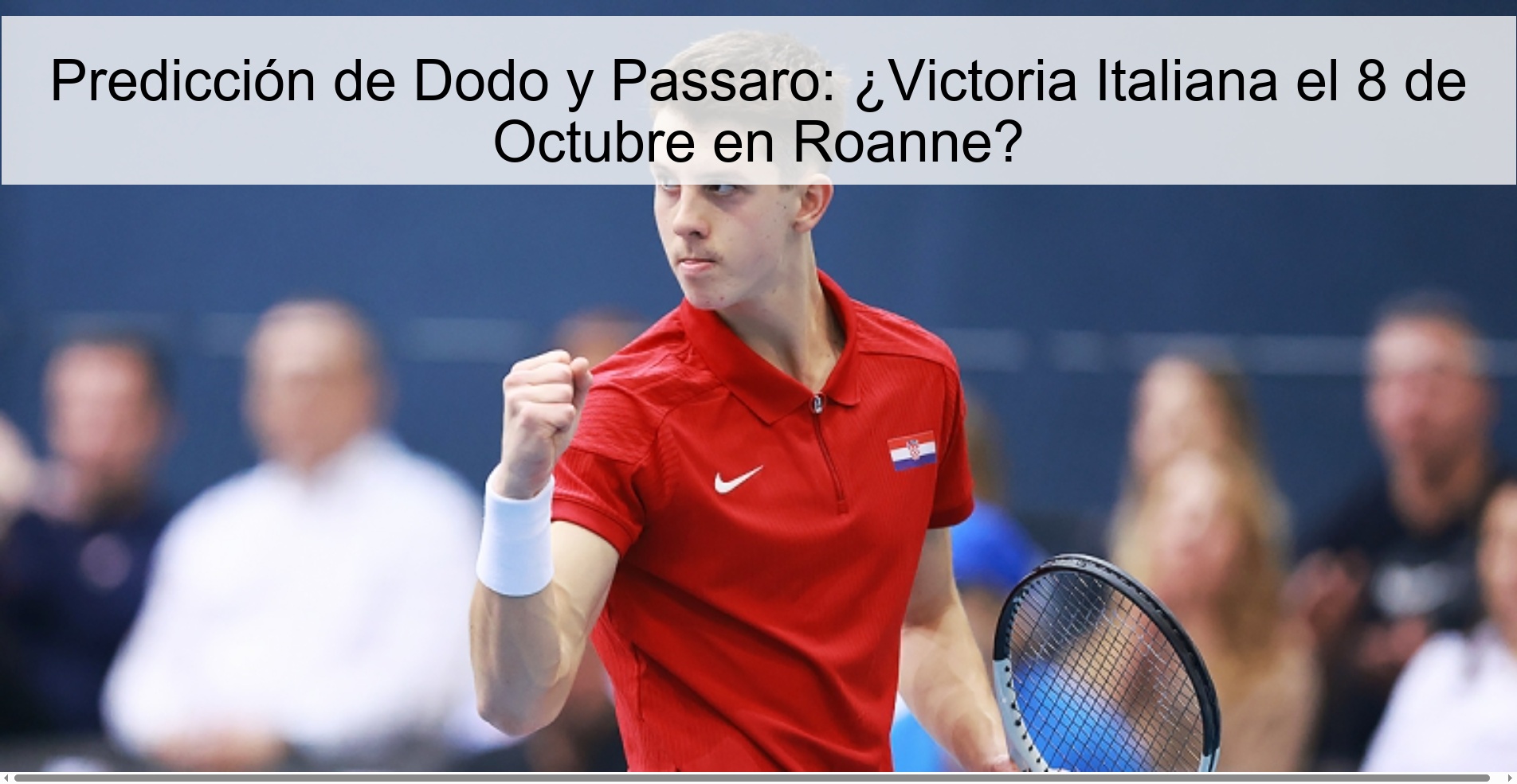 Predicción de Dodo y Passaro: ¿Victoria Italiana el 8 de Octubre en Roanne?