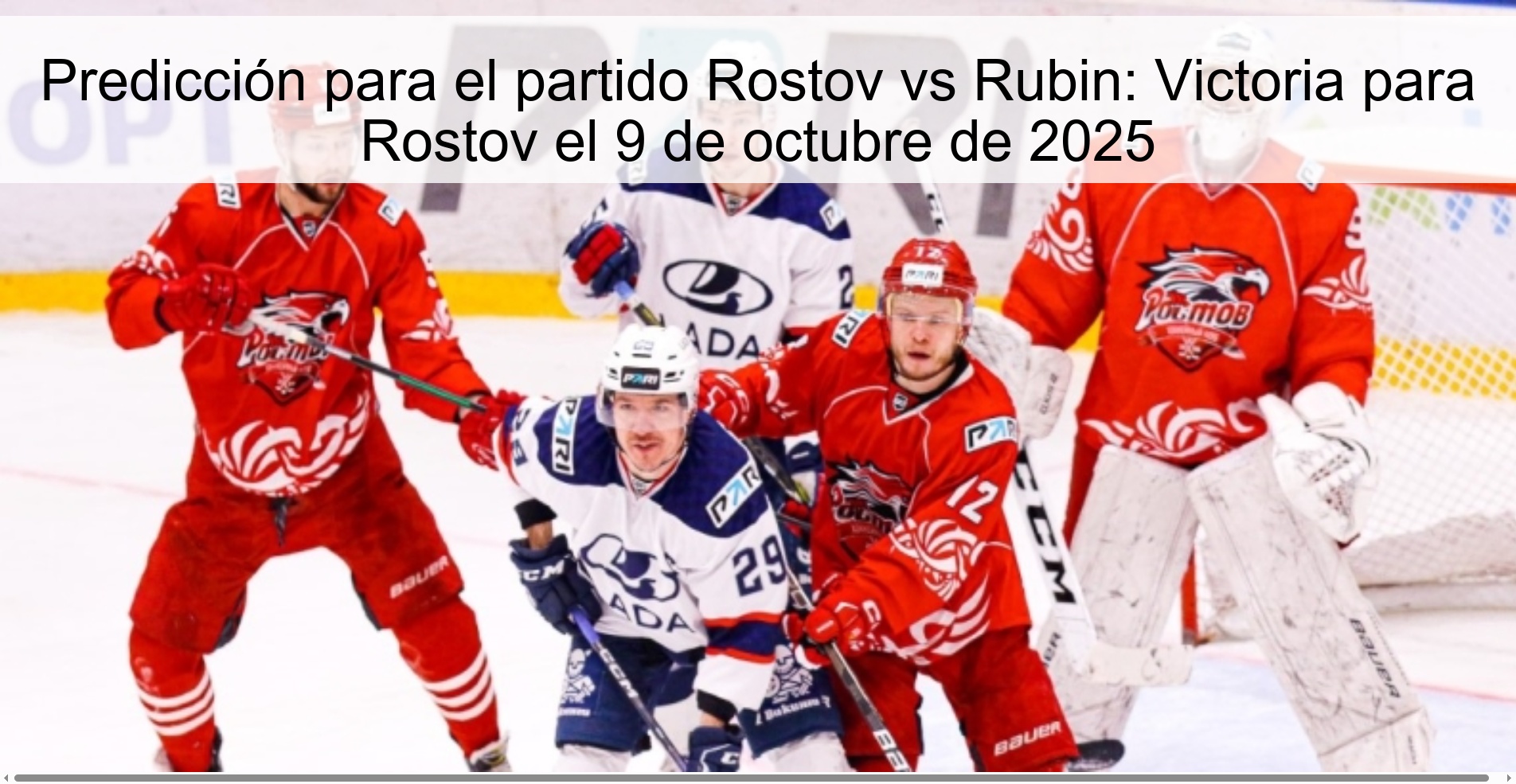 Predicción para el partido Rostov vs Rubin: Victoria para Rostov el 9 de octubre de 2025 1 Predicción para el partido Rostov vs Rubin: Victoria para Rostov el 9 de octubre de 2025