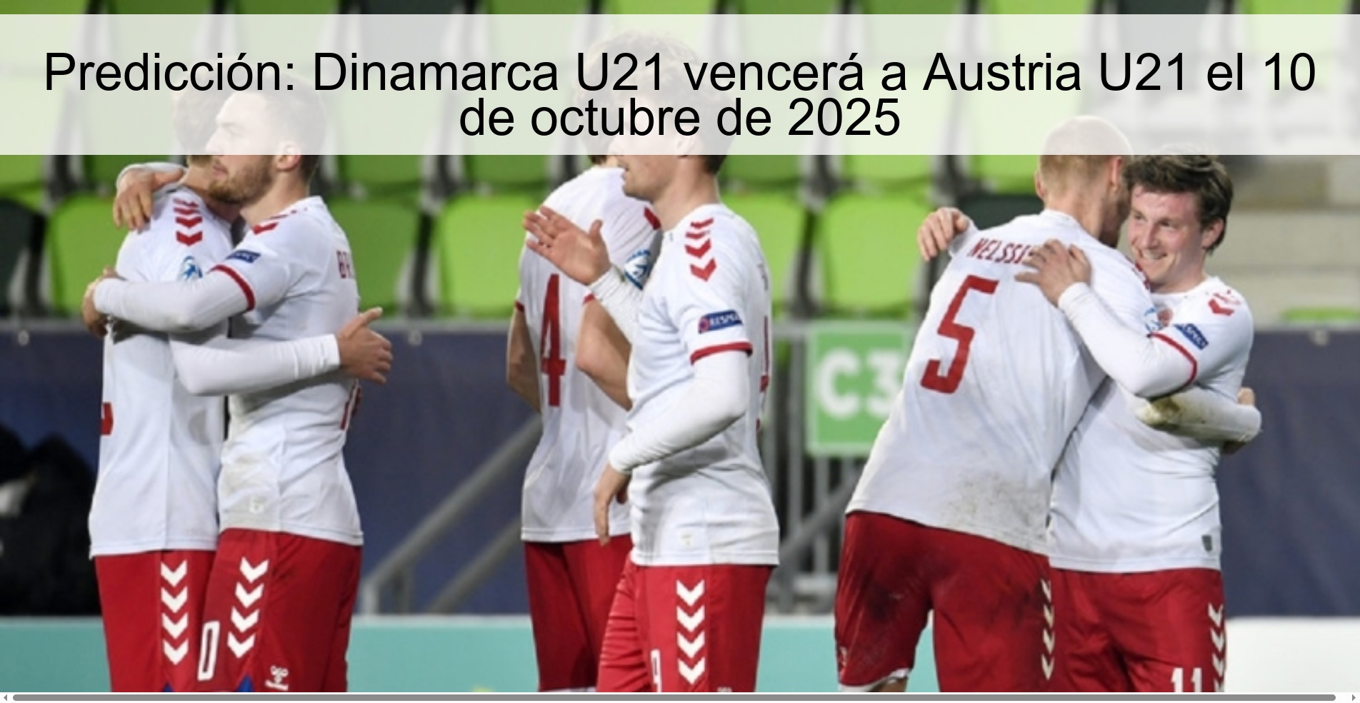 Predicción: Dinamarca U21 vencerá a Austria U21 el 10 de octubre de 2025