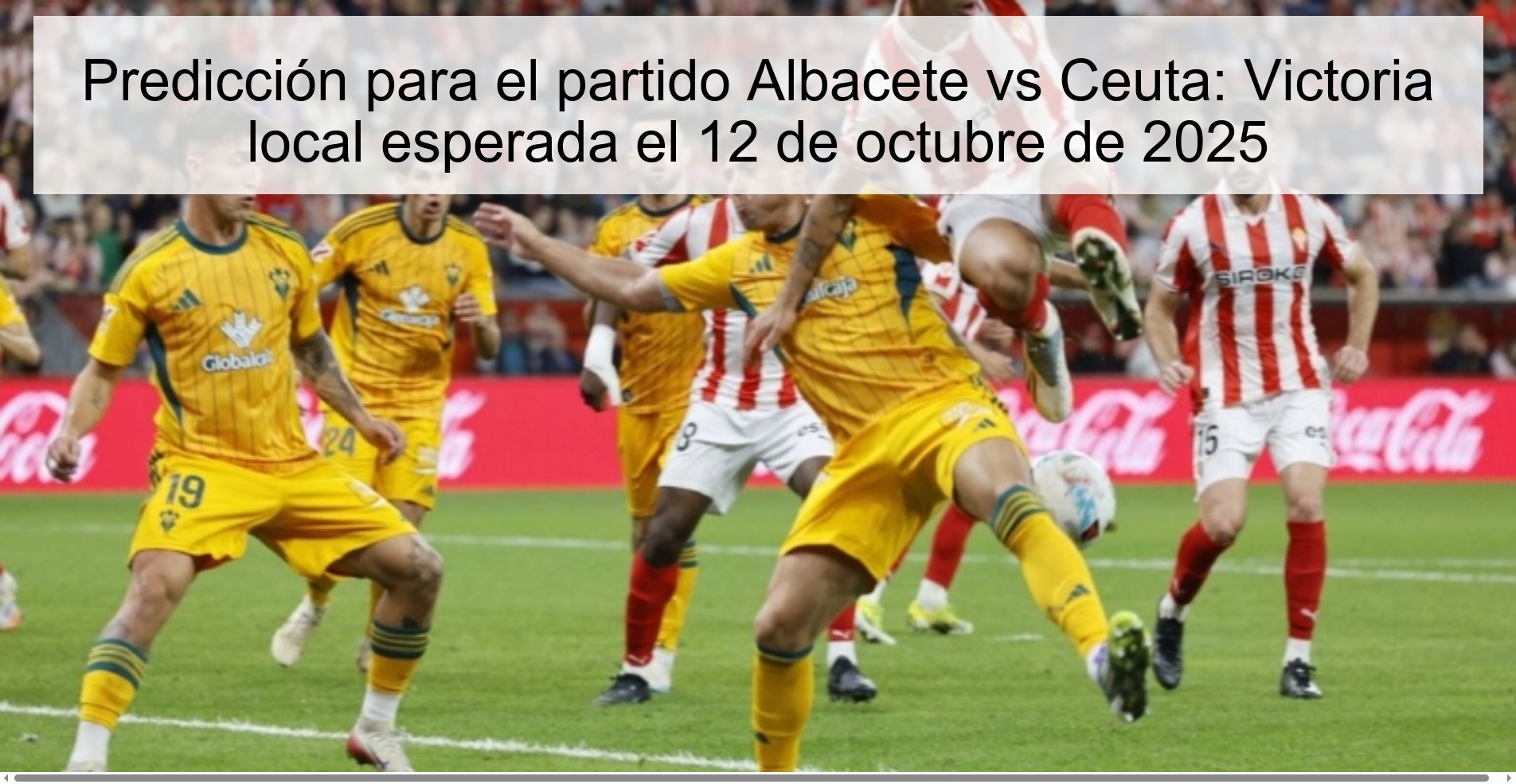 Predicción para el partido Albacete vs Ceuta: Victoria local esperada el 12 de octubre de 2025