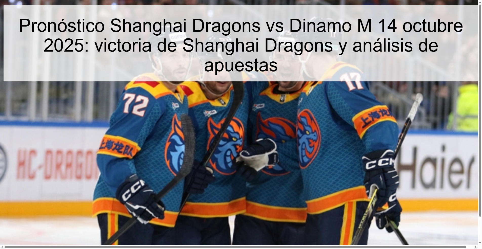 Pronóstico Shanghai Dragons vs Dinamo M 14 octubre 2025: victoria de Shanghai Dragons y análisis de apuestas
