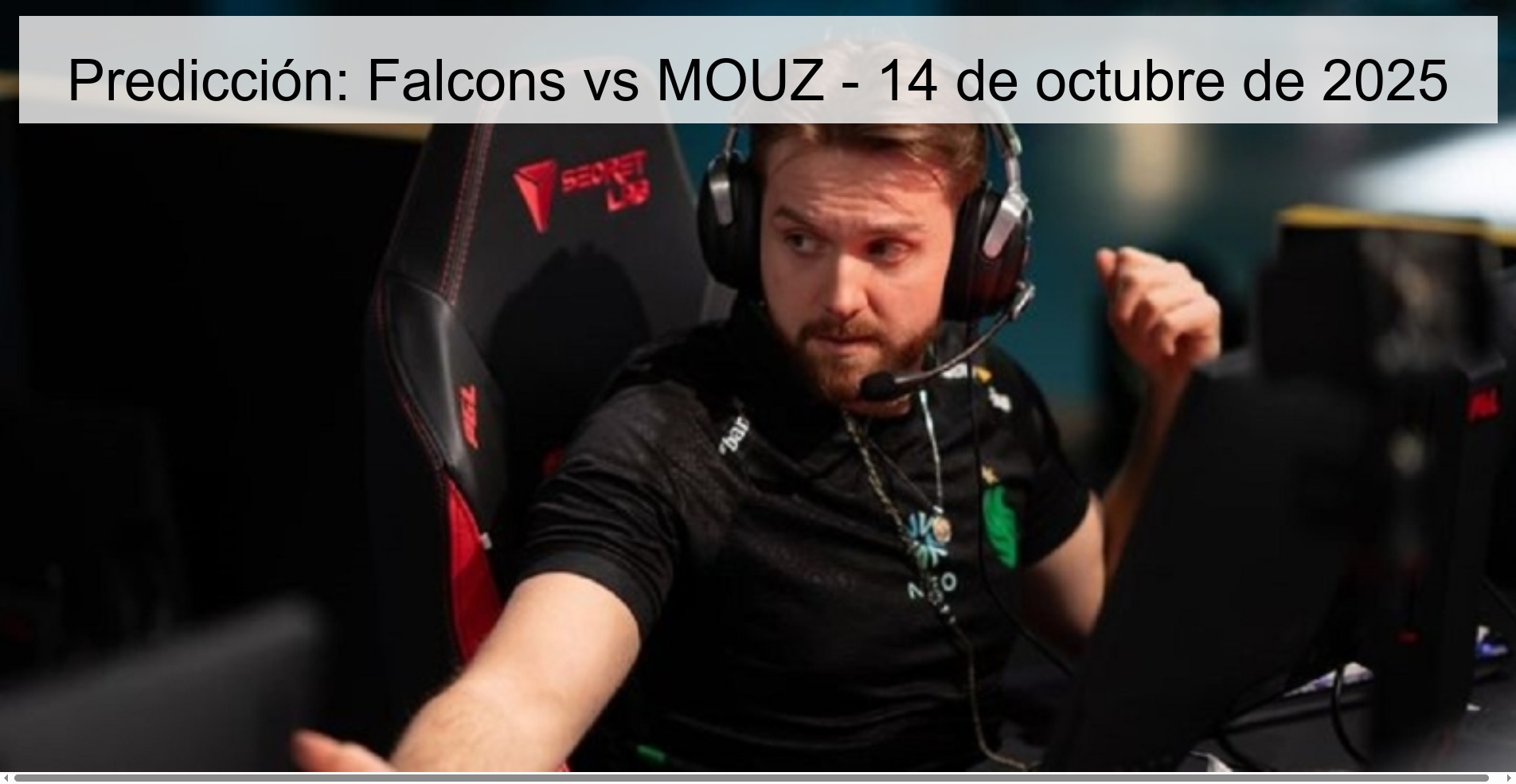 Predicción: Falcons vs MOUZ - 14 de octubre de 2025