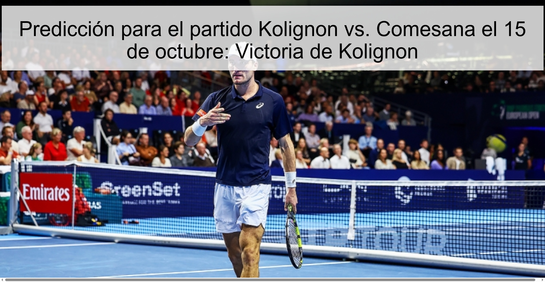 Predicción para el partido Kolignon vs. Comesana el 15 de octubre: Victoria de Kolignon