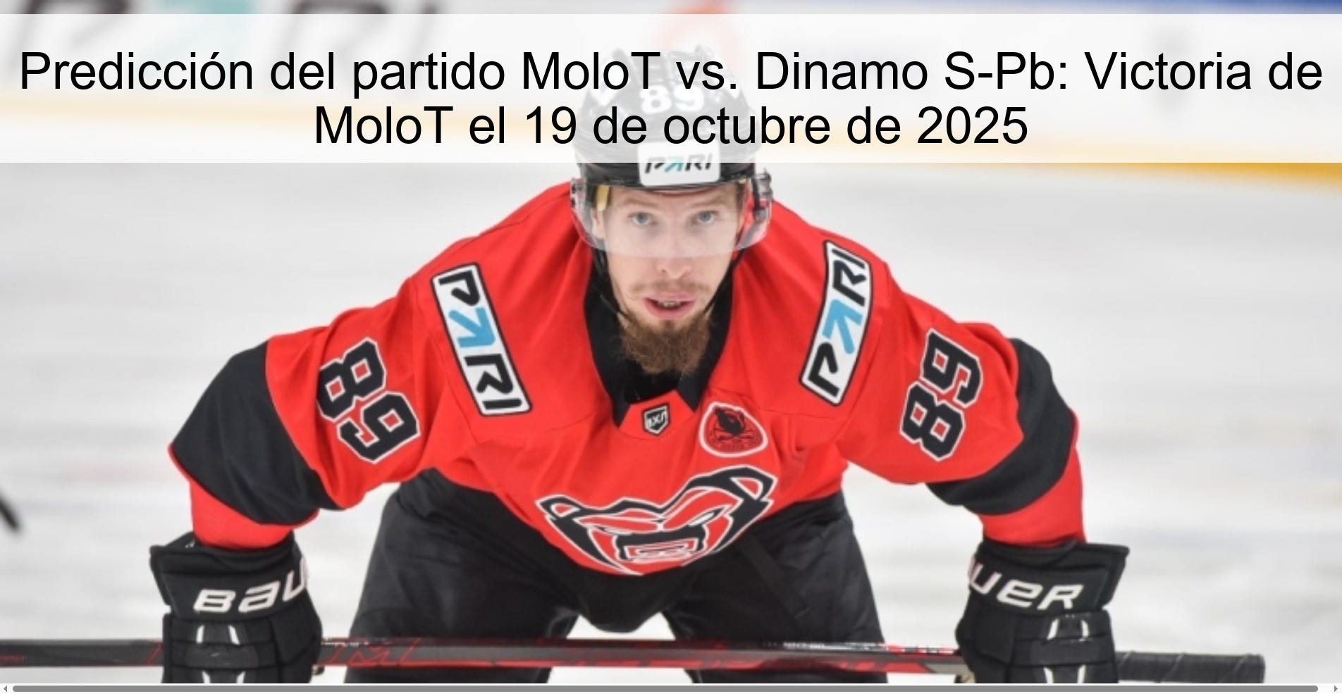 Predicción del partido MoloT vs. Dinamo S-Pb: Victoria de MoloT el 19 de octubre de 2025