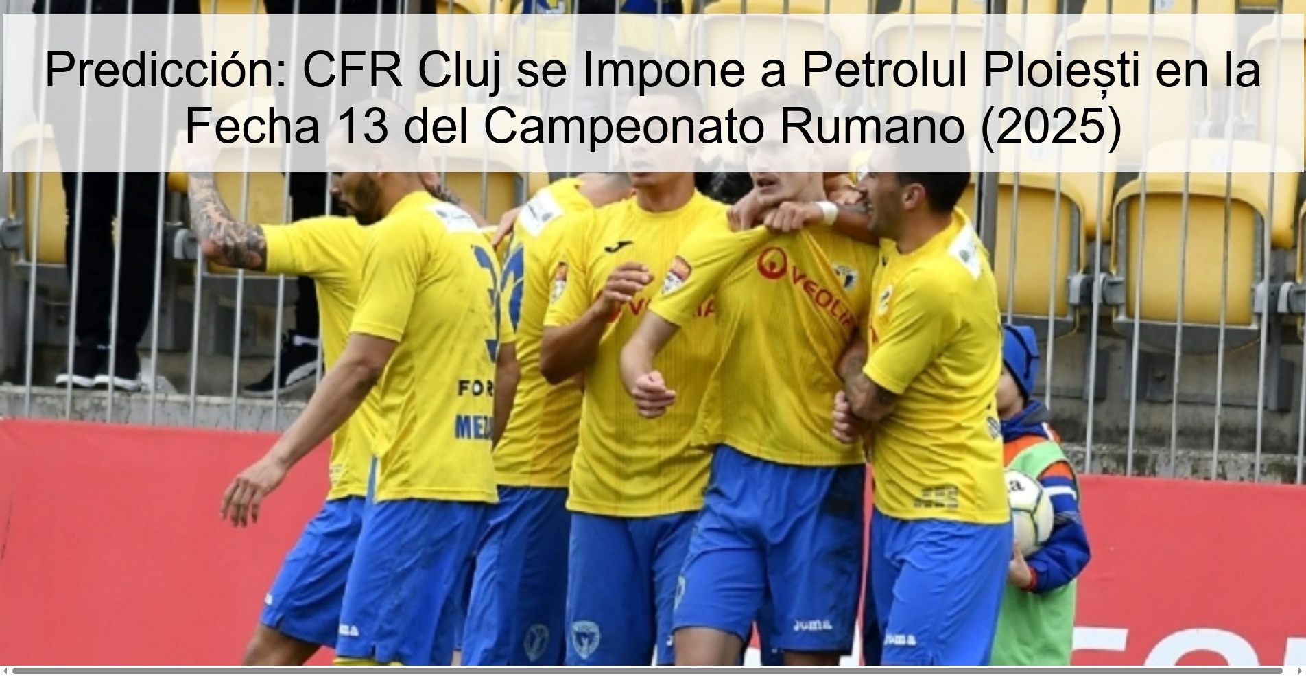 Predicción: CFR Cluj se Impone a Petrolul Ploiești en la Fecha 13 del Campeonato Rumano (2025)